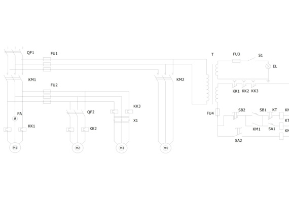 Адаптация электрической схемы токарно-винторезного станка модели 1К62 к современным стандартам