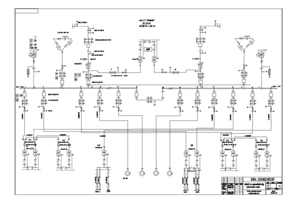 Системы электроснабжения завода по производству картонной тары