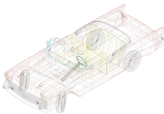Блоки AutoCad Автомобильная техника в 3D