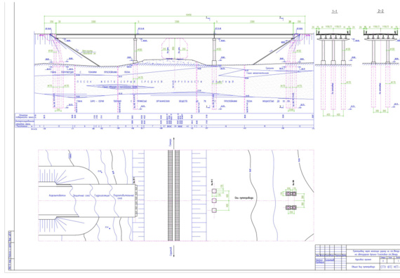 Design of reinforced concrete overpass