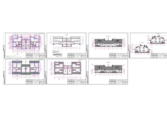 Architectural project. Object No5 Individual single-family residential building. KIZ ISNA on Venisye Avenue in Zhodino