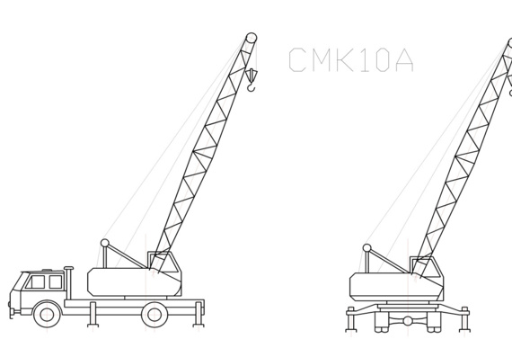Truck crane SMK-10A