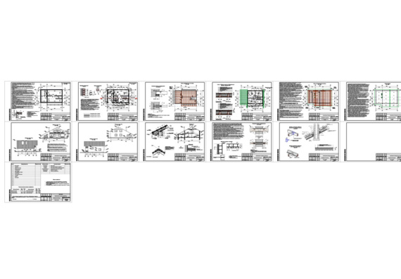 Архитектурный проект. Объект 06/006-А-2006 Индивидуальный одноквартирный жилой дом в г. Жодино