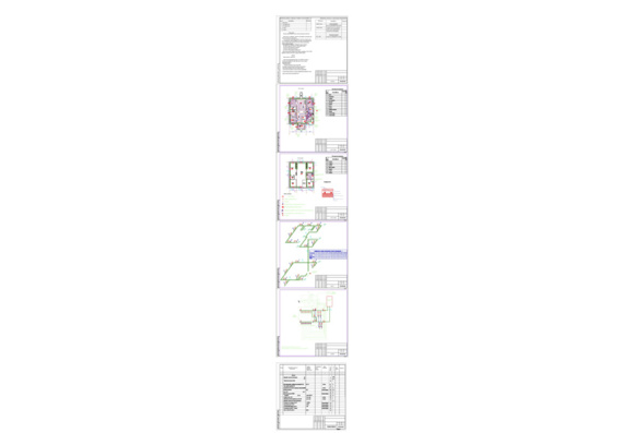 Архитектурный проект. Объект 2012-1-А Проект системы отопления частного двухэтажного дома