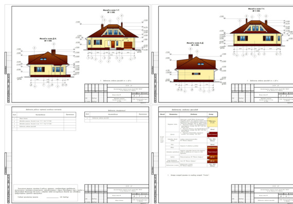 Architectural project. Object No3 Individual single-family residential building. KIZ ISNA on Venisye Avenue in Zhodino
