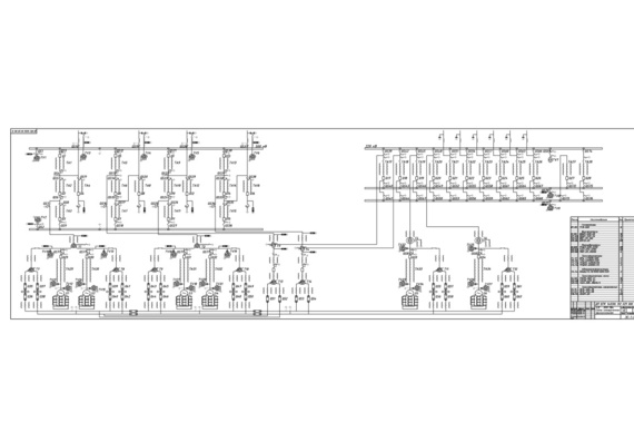 Schematic diagram of electric power plant type NPP 3000 MW