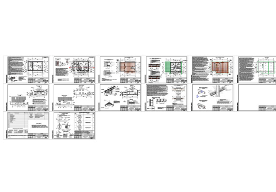 Архитектурный проект. Объект 06/006-А-2006 Индивидуальный одноквартирный жилой дом в г. Жодино