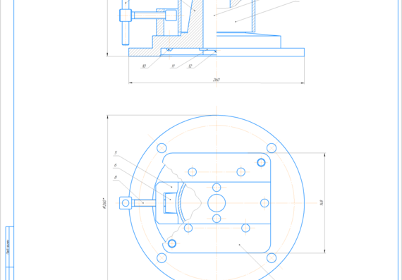 Подставка для разборки и сборки компрессора