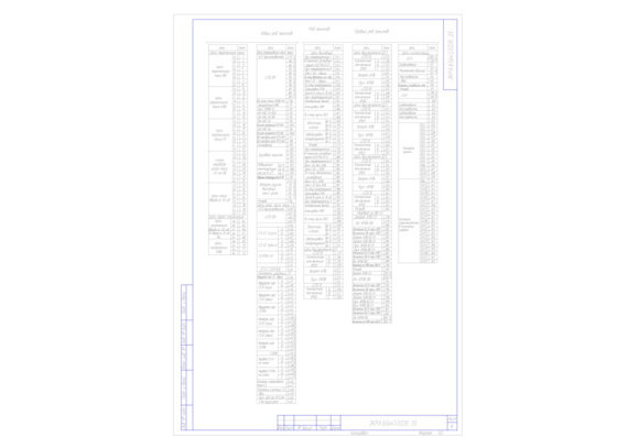 NPP Ekra. Schematic diagram of electrical cabinet SHE2710 542