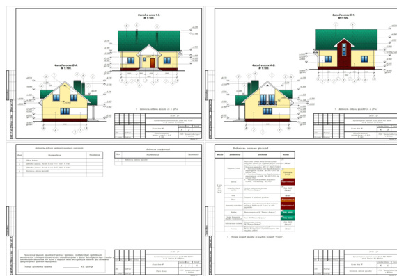 Architectural project. Object No6 Individual single-family residential building. KIZ ISNA on Venisye Avenue in Zhodino
