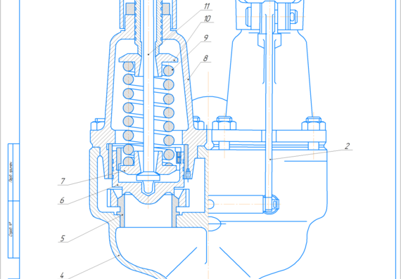 Thermal calculation of the marine steam boiler type KVVA 6, 5/7