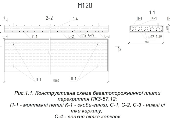 Organization of technological processes for the manufacture of precast concrete elements (reinforced concrete slabs)
