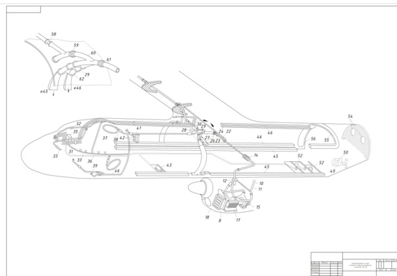 Ан-26. Схема системы кондционирования воздуха самолета Ан-26
