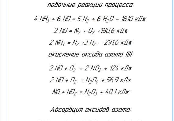Production of diluted nitric acid according to the AK-72 scheme