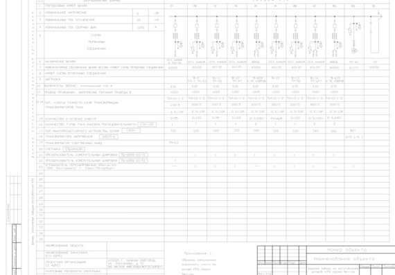 Сетка первичных схем для КРУ серии NEXIMA. 13598тм - т1. Альбом 1
