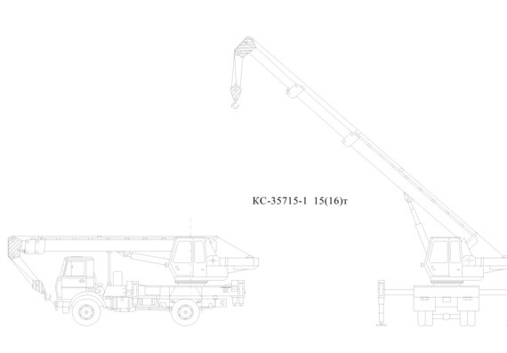 Truck crane KS-35715-1