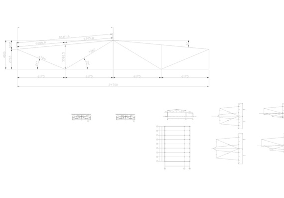 Курсовой проект-Проектирование покрытия двухпролетного промышленного здания.Вариант 9