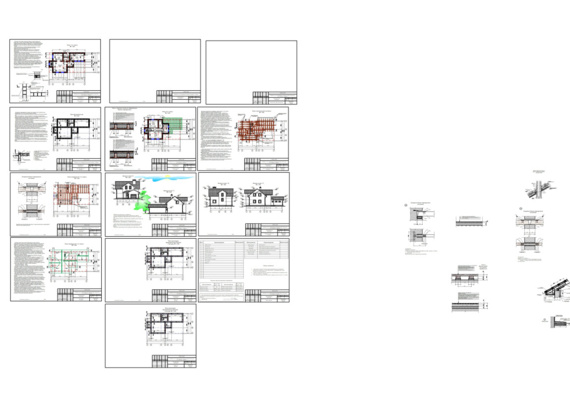 Architectural project. Object 000-000/11 Individual single-family residential building
