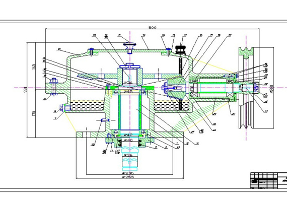 Проектирование вертикального аппарата с приводом и мешалкой