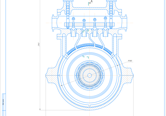 Расчет и проектирование паровой турбины конденсационной паротурбинной установки типа К-19-3, 1