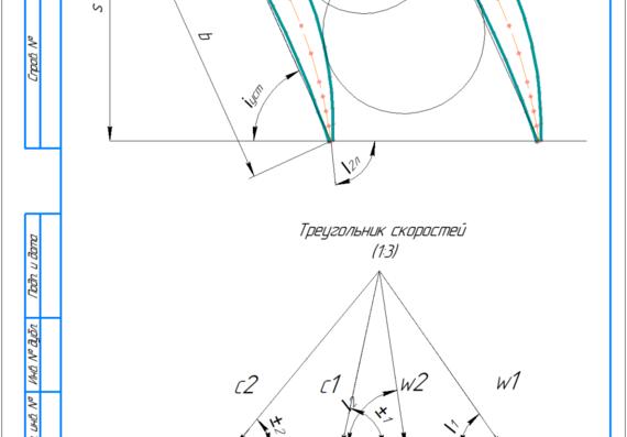 Thermogas-dynamic calculation of the compressor and turbine of the GTE-10/95 engine