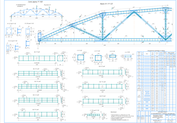Design of reinforced concrete frame elements of a one-storey industrial building
