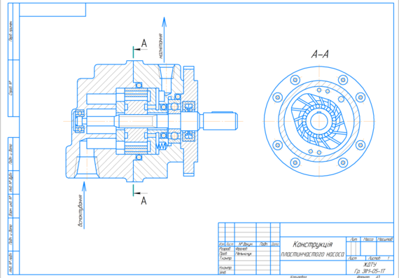 Гидравлический привод токарного картриджно-центрального полуавтомата 1725MF3