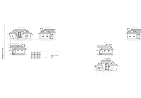 Architectural project. Object 051/04-A Individual single-family residential building in Zhodino, Lysa Gora