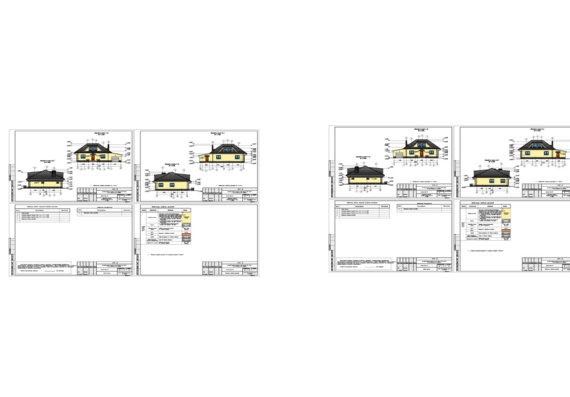 Architectural project. Object No4 Individual single-family residential building. KIZ ISNA on Venisye Avenue in Zhodino