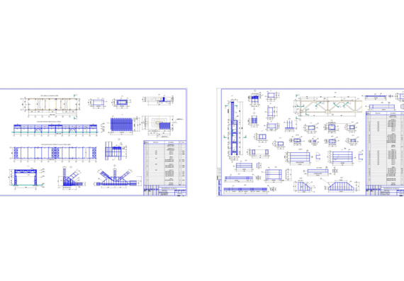 Design and calculation of one-storey industry
