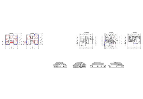Архитектурный проект. Объект 88/99-45 Индивидуальный одноквартирный жилой дом
