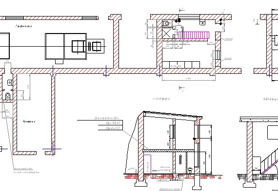 Layout of household premises in the compressor room
