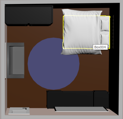 Sleeping room in 3DS Max