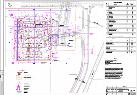 Master plan of the 220 kV substation Prompark