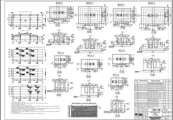 Расчёт и конструирование фундаментов одноэтажного промышленного здания