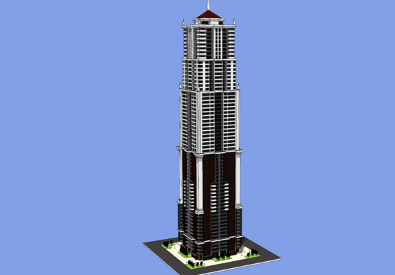 Skyscraper in sketchup