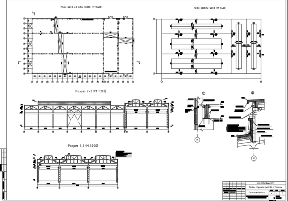 Design of an industrial building - foundry - term paper