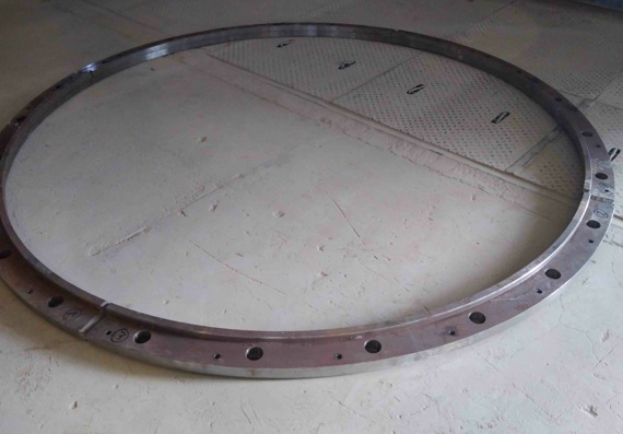 Threshold ring of grinding ring assembly from LOESCHE vertical roller mill