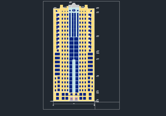 Многоэтажный жилой дом на 78 квартир с паркингом