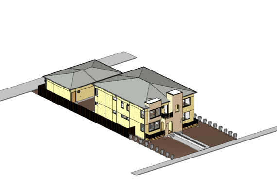 Customized house for learning modeling from a duplex