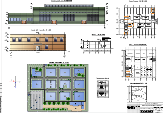 Проектирование промышленного здания - цех металлоконструкций - курсовой проект