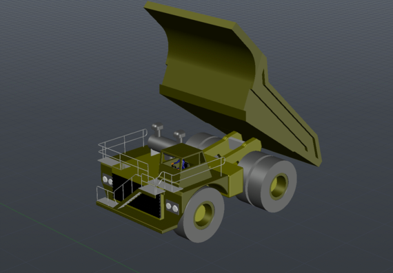Cargo Mining Vehicle - 3D model