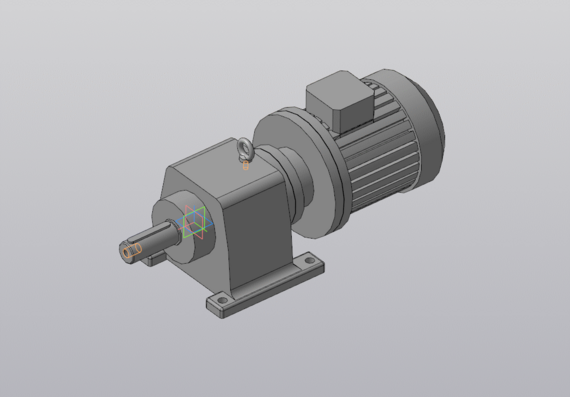 Geared motor ZMP-50 with engine МS100L2