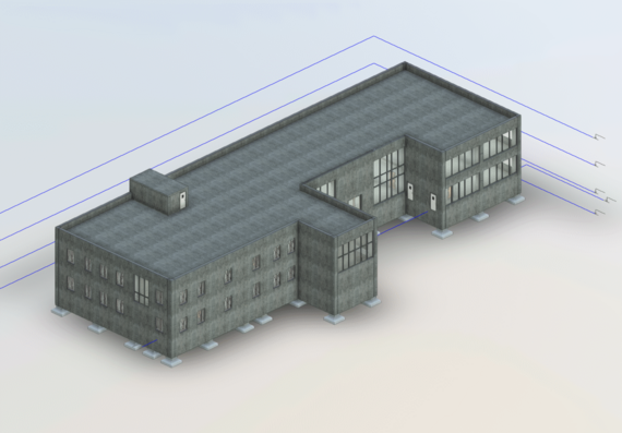 Bus station course project in revit
