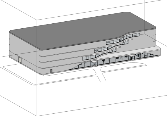 Surface parking project for 200 parking spaces