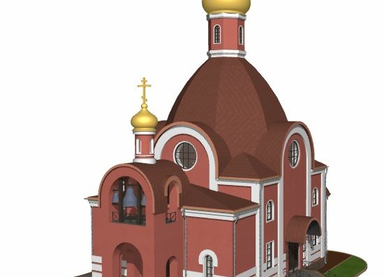 Православный Храм в archicad