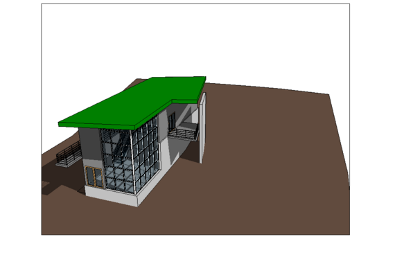 The project of a residential building in revit