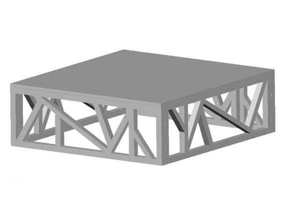 Design project of modular furniture