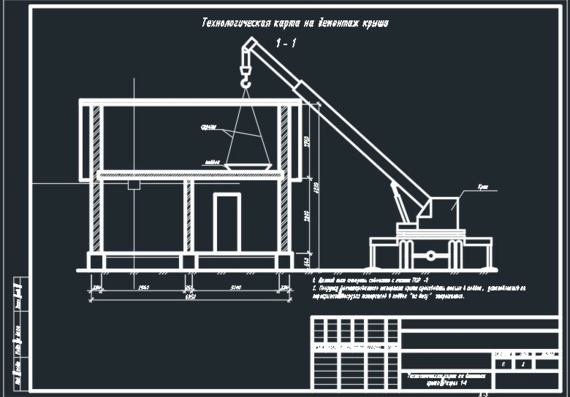 The project of organizing the dismantling of a 2-storey building
