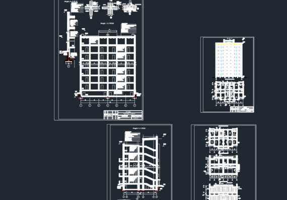 План панельного девятиэтажного жилого МКД